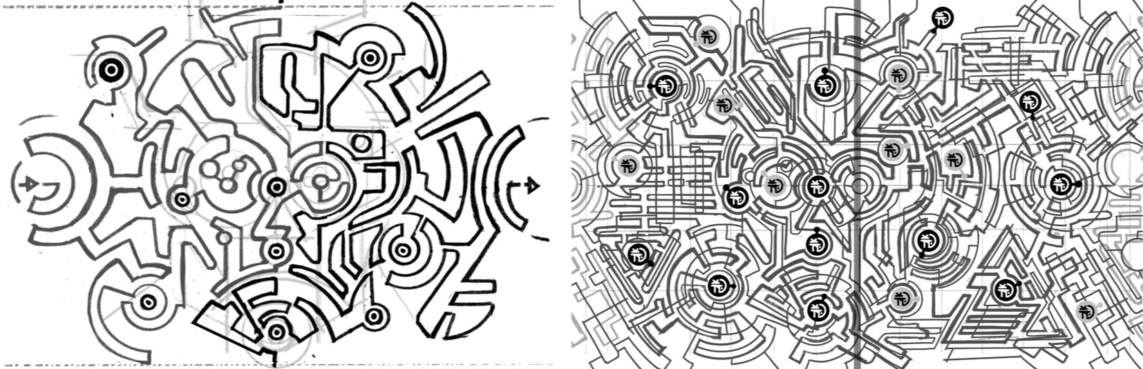 infographic 3W3M Ordo Transit Map metro kaart schets